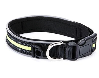 Pet Collars Thicken Comfortable Pets Plus Velcro Luminous Neoprene Dog Collars Cat Collars