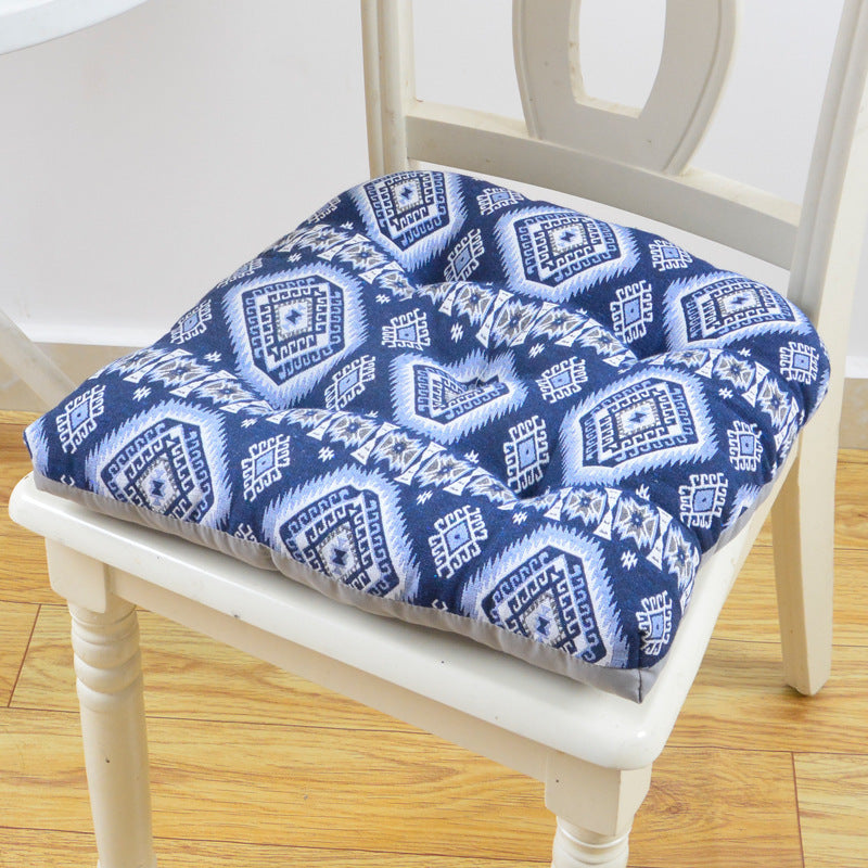 Thickening European Style Seat Cushion Dinning Chair Cushions Cotton Buttocks Mat 16 Colors Car Seat Cushion With Strap Sit Pad