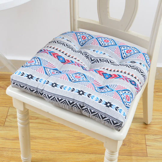 Thickening European Style Seat Cushion Dinning Chair Cushions Cotton Buttocks Mat 16 Colors Car Seat Cushion With Strap Sit Pad