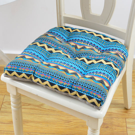 Thickening European Style Seat Cushion Dinning Chair Cushions Cotton Buttocks Mat 16 Colors Car Seat Cushion With Strap Sit Pad